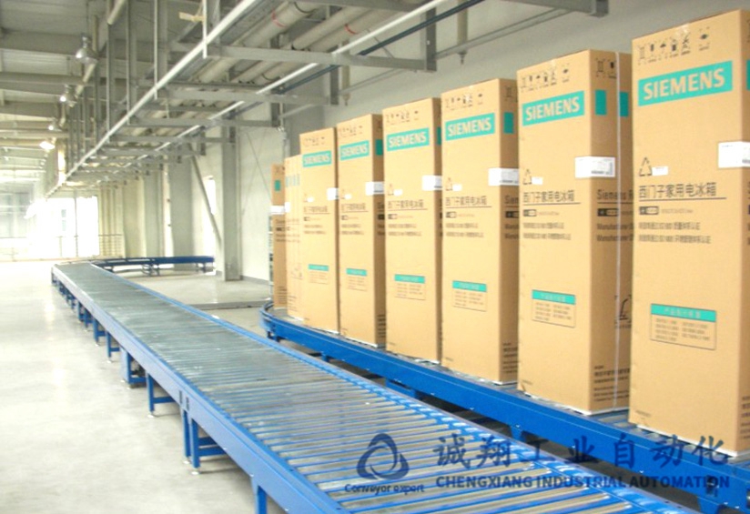 冰箱入库滚筒输送线